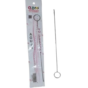 Aguja volteadora para cordones de tela