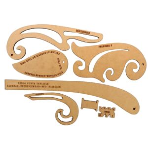 Reglas Set de Costura ½ Escala Lencería